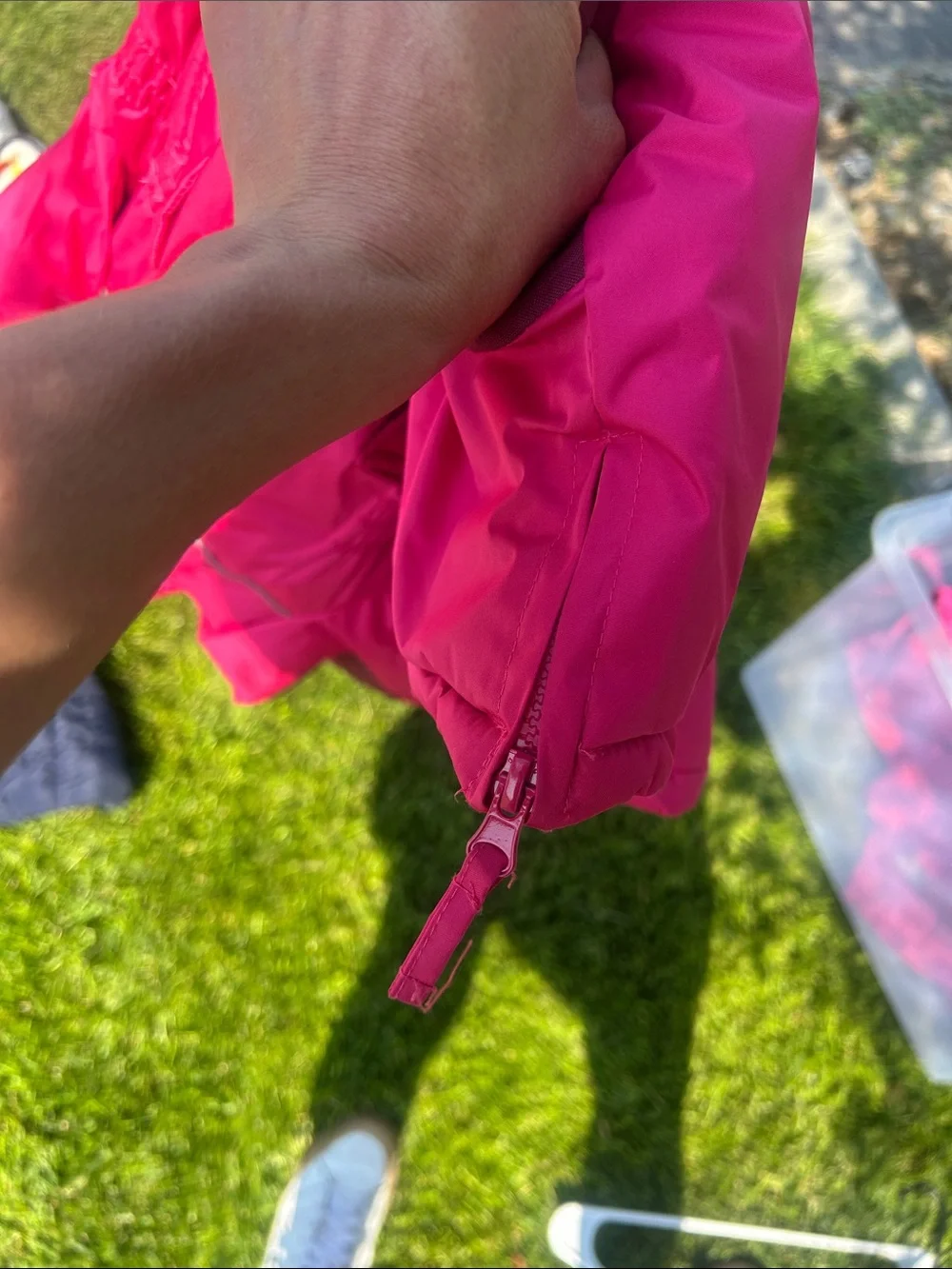 Pink Platinum Bright Fuchsia Toddler Snowsuit with Deep Berry Lining